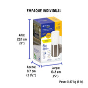 Arbotante LED exterior 5 W 3000K 1 spot, 7x22 cm, VOLTECK