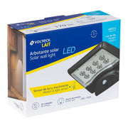 Arbotante solar LED 1.1 W con sensor de movimiento, VOLTECK