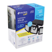 Luminario Solar LED 7W 65000K, sensor de movimiento, VOLTECK