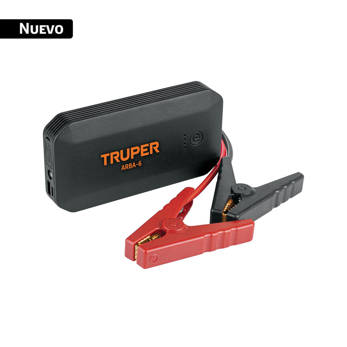 Arrancador de baterías, de litio, 6,000 mAh,TRUPER