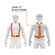 Arnés de pecho con 1 anillo, TRUPER