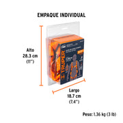 Arnés de cuerpo completo con 3 anillos, ANSI, TRUPER