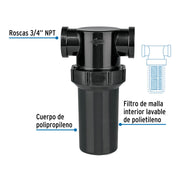 Filtro de agua para tinaco, FOSET