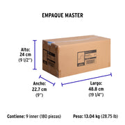 Bolsa c/10 abrazaderas tipo uña 1/2' p/tubo pared delgada