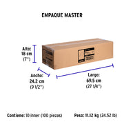 Bolsa c/5 abrazaderas tipo uña 1-1/4' p/tubo pared delgada