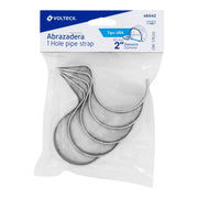 Bolsa c/5 abrazaderas tipo uña 2' p/tubo pared delgada