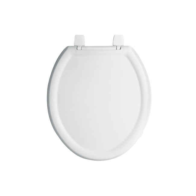 Asiento redondo ligero para WC, abierto, blanco, BASIC