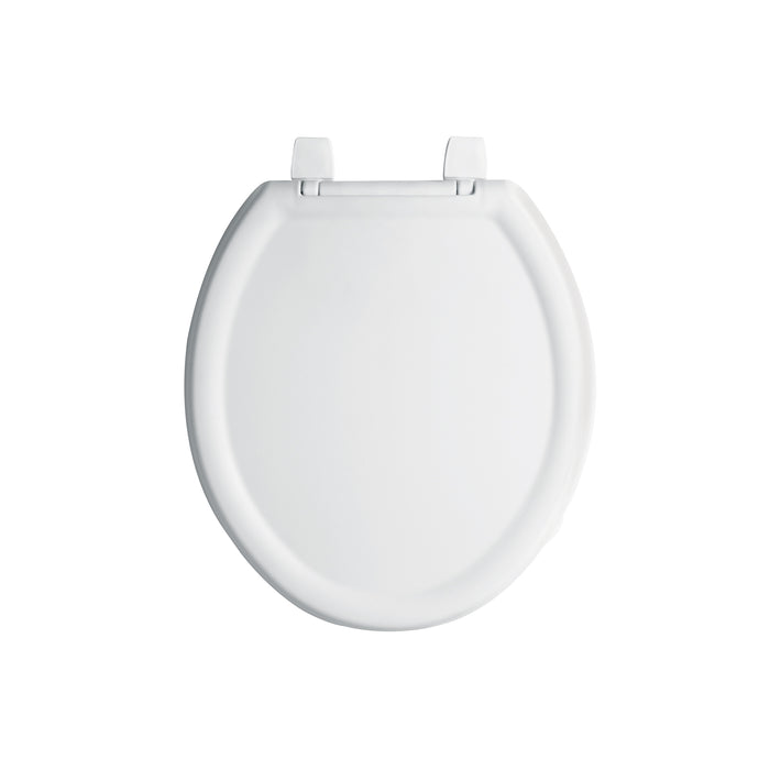 Asiento redondo ligero para WC, abierto, blanco, BASIC