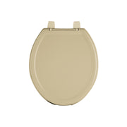 Asiento redondo ligero para WC, abierto, beige, BASIC