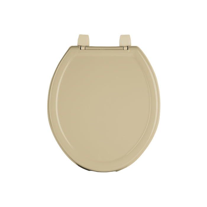 Asiento redondo ligero para WC, abierto, beige, BASIC