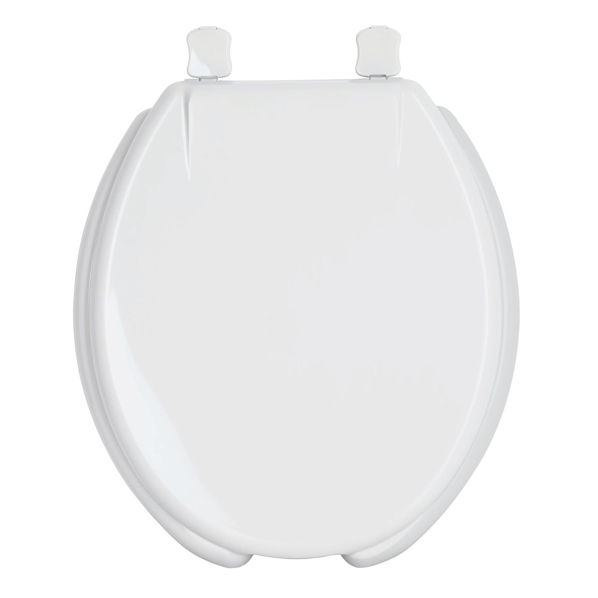 Asiento redondo para WC, abierto, blanco, AQUA