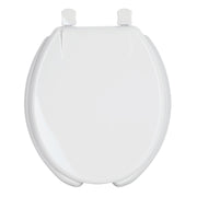 Asiento redondo para WC, abierto, blanco, AQUA