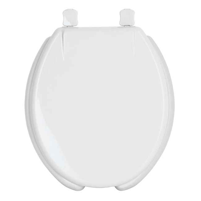 Asiento redondo para WC, abierto, blanco, AQUA