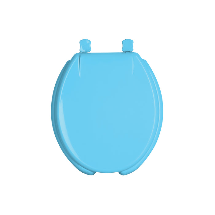 Asiento redondo para WC, abierto, azul, AQUA