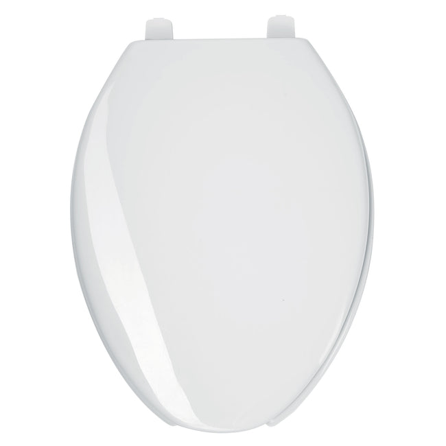 Asiento alargado para WC, abierto, blanco, AQUA