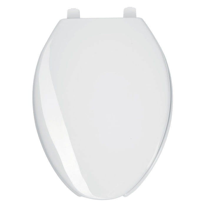 Asiento alargado para WC, abierto, blanco, AQUA