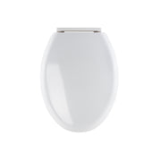 Asiento p/WC one piece, cierre lento, cerrado, blanco, AQUA