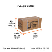 Caja con 3 bandas de lija 4' x 36' grano 40 para PUL-4X6T