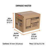 Broca auger tipo berbiquí 3/4' X 6', TRUPER