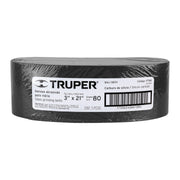 1 banda de lija 3 x 21', carburo de silicio grano 80, 5 pzs