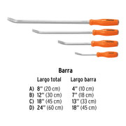 Juego con 4 barras de palanca, TRUPER