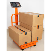 Báscula electrónica de plataforma, plegable, 200 kg, TRUPER