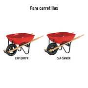 Bastidor de madera 39 x 39 mm para carretillas rojas PRETUL