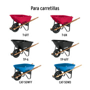 Bastidor madera 39 x 42mm para carretillas 1 llanta TRUPER