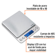 Báscula electrónica de precisión, de bolsillo, 500 g, TRUPER