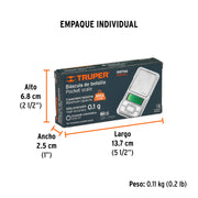 Báscula electrónica de bolsillo, de pilas, 500 g, TRUPER