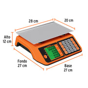 Báscula electrónica multifunciones 20 kg, TRUPER