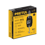 Báscula electrónica colgante, 300 kg, de pilas, PRETUL