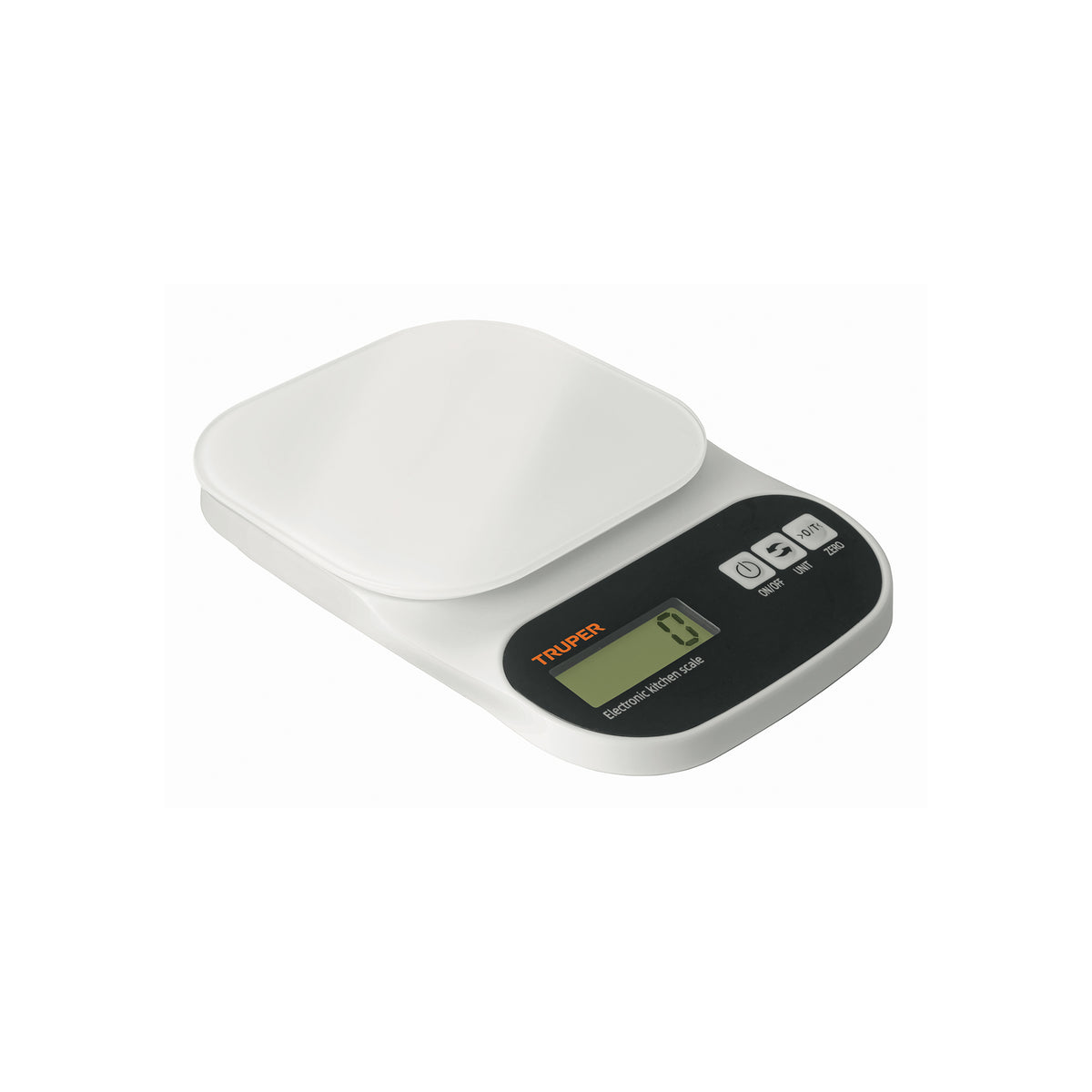 Báscula digital para cocina, plato de vidrio, 5 kg, TRUPER