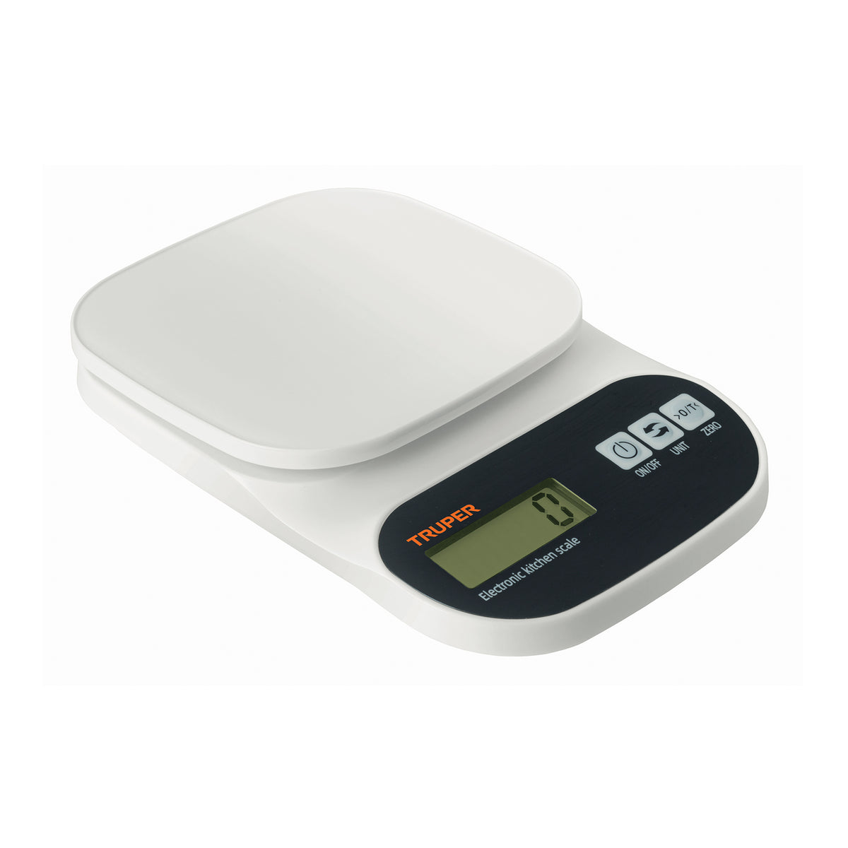Báscula digital para cocina, plato de ABS, 5 kg, TRUPER