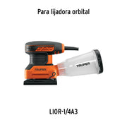 Base hook and loop para LIOR-1/4A3, TRUPER