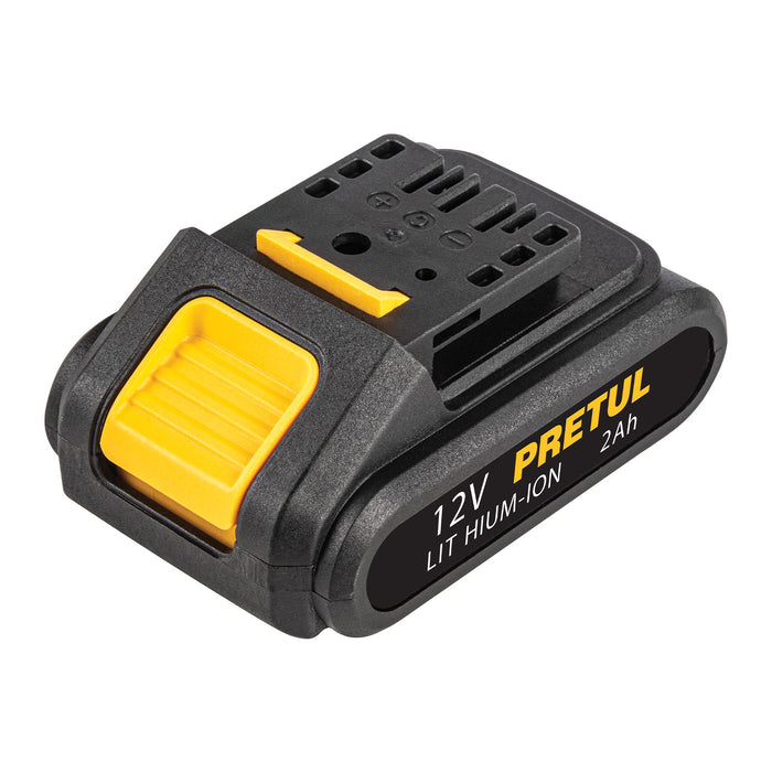 Batería ion litio, 12V, 2 Ah, PRETUL