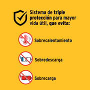 Batería ion litio, 12V, 2 Ah, PRETUL