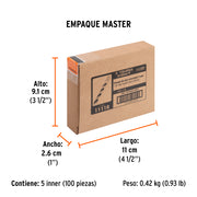 Broca HSS 1/8' Trugold para metal, TRUPER EXPERT