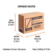 Broca HSS 13/32' Trublack para metal, TRUPER