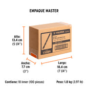 Broca HSS 15/64' Trublack para metal, TRUPER
