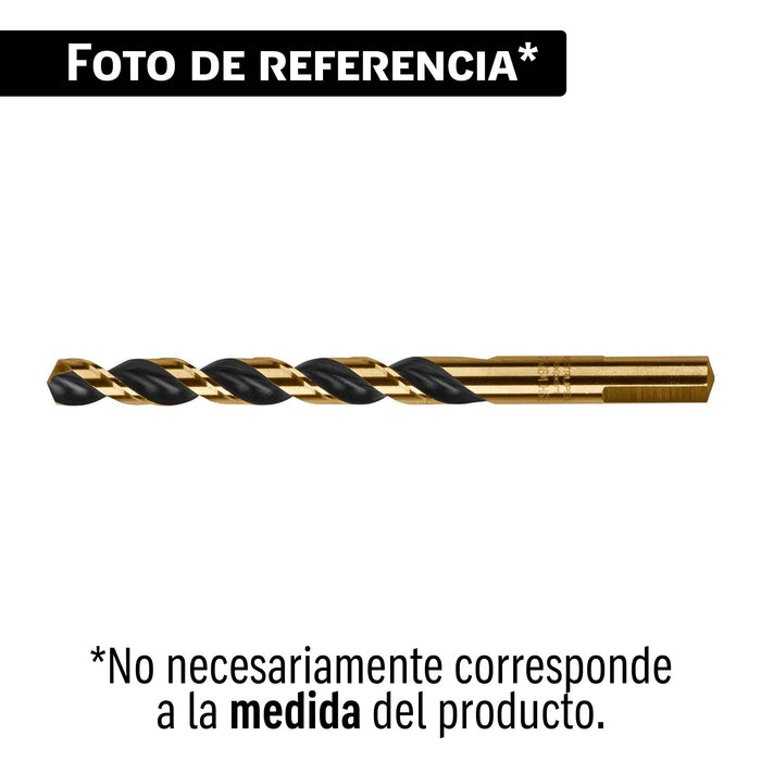 Broca HSS 23/64' Trugold para metal en blíster, EXPERT