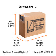 Broca HSS 3/32' Trublack para metal, TRUPER
