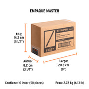 Broca HSS 3/8' Trublack para metal, TRUPER