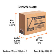 Broca HSS 31/64' Trublack para metal, TRUPER