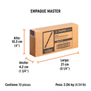 Broca HSS 5/8' Trublack para metal, TRUPER