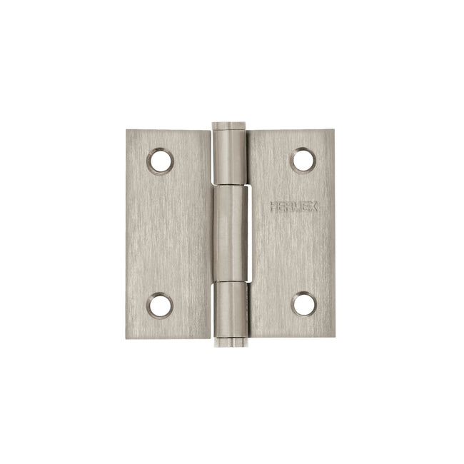 Bisagra cuadrada 2' acero inox, cabeza plana, HERMEX