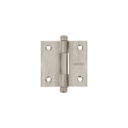 Bisagra cuadrada 2' acero inox, cabeza redonda, HERMEX