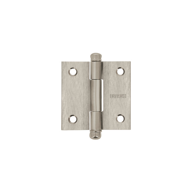 Bisagra cuadrada 2' acero inox, cabeza redonda, HERMEX
