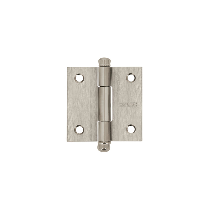 Bisagra cuadrada 2', acero inox, cabeza redonda, HERMEX