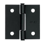 Bisagra cuadrada 2', negro mate, cabeza plana, HERMEX
